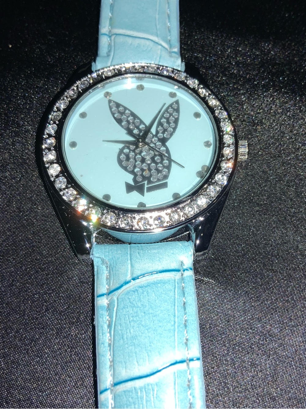 Vintage Y2K playboy blue bunny watch